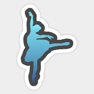 Blue Dancer 1 Sticker